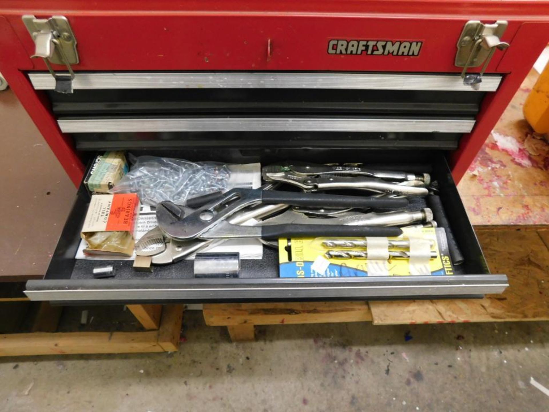 LOT: Craftsman 3-Drawer Tool Box with Top Storage, with Contents (LOCATED IN ST. AUGUSTA, MN.) - Image 4 of 4