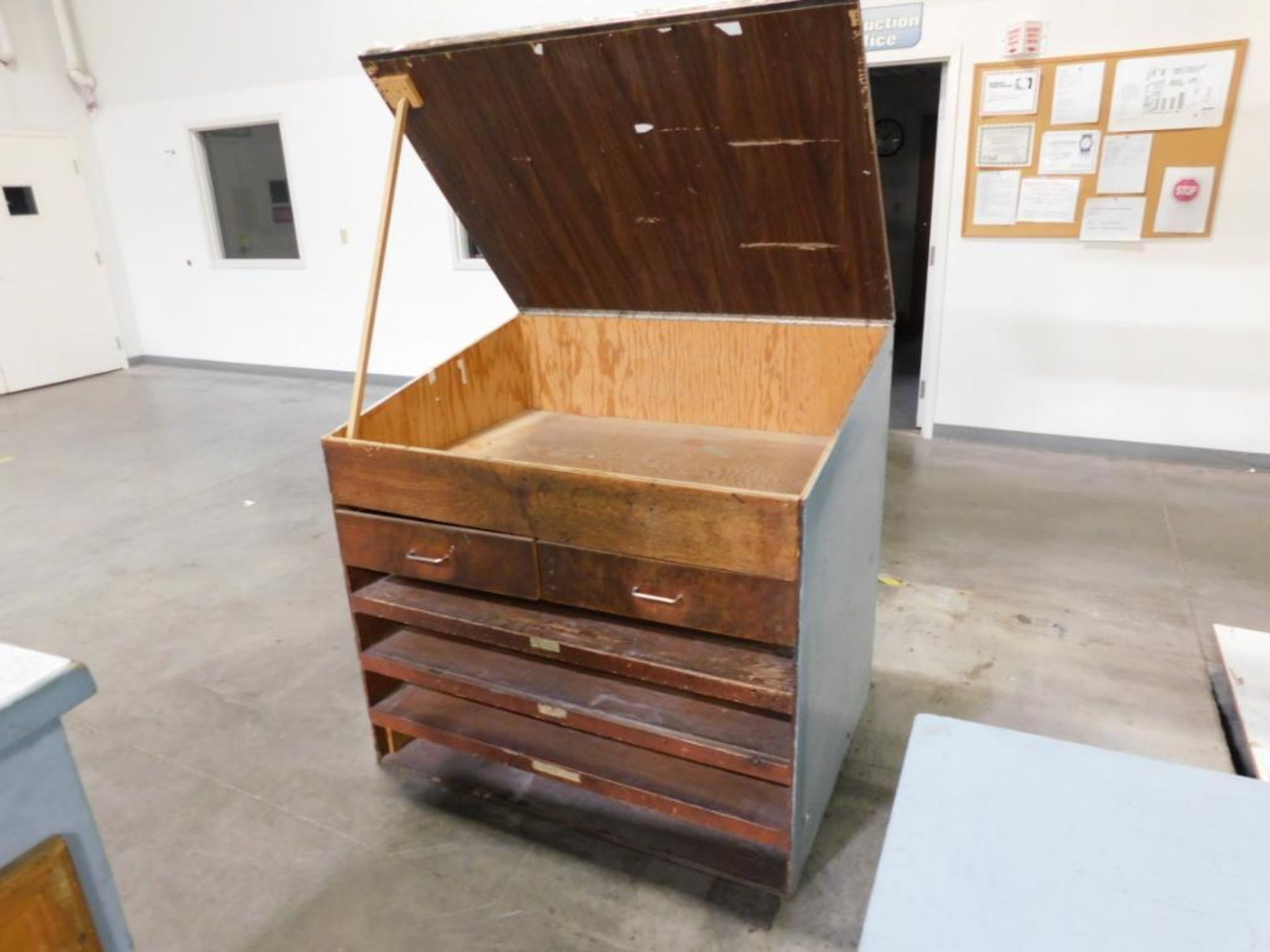 LOT: Wooden Tables, (1) Metal Work Table, Wooden Cabinets (LOCATED IN MINNEAPOLIS, MN.) - Image 4 of 4