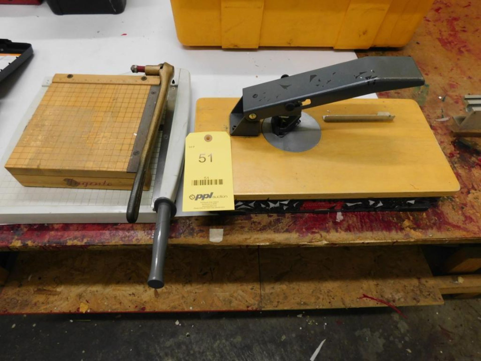 LOT: Corner Rounder, (2) Paper Cutters (LOCATED IN ST. AUGUSTA, MN.)