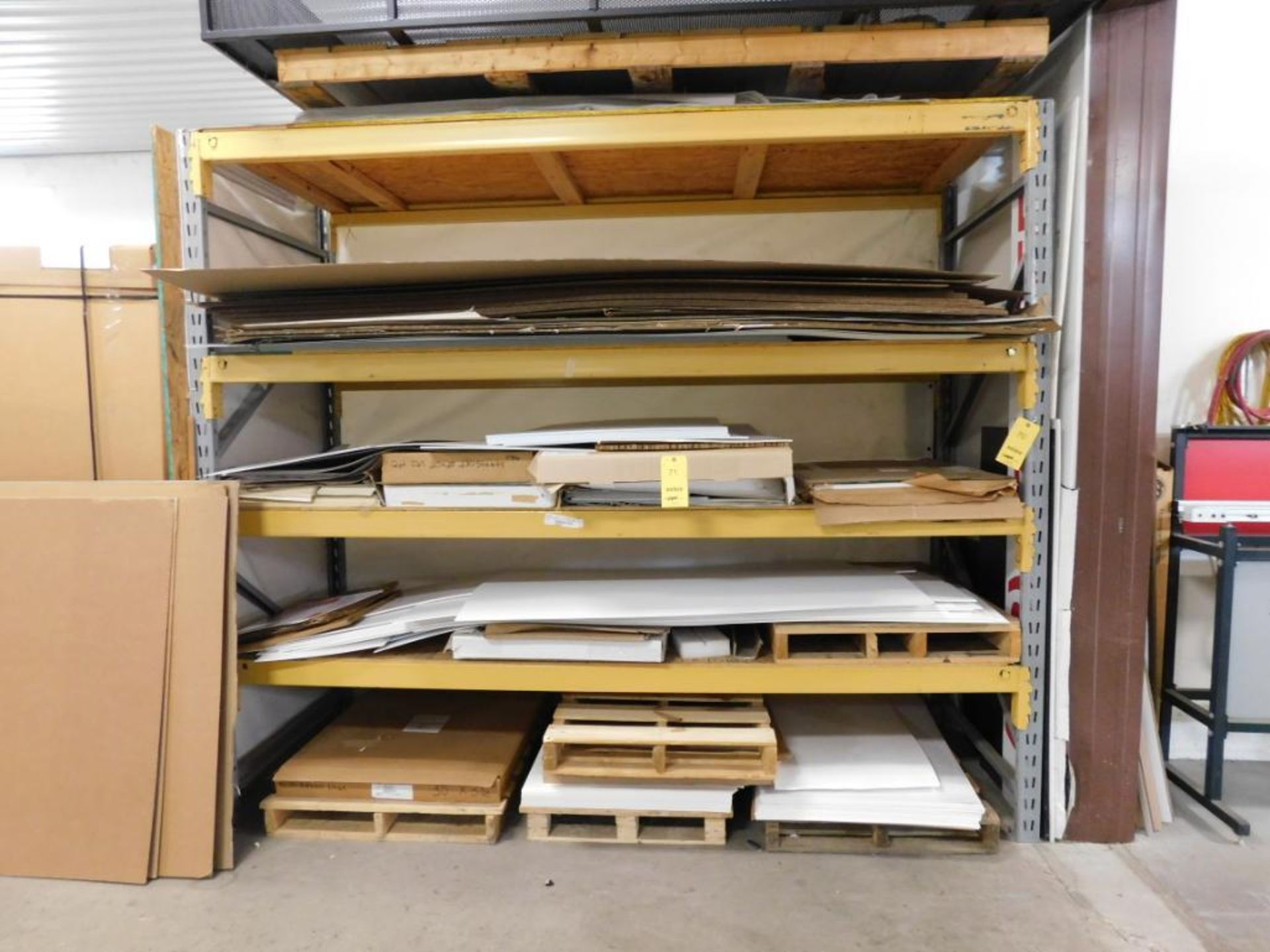 Section 9.5 ft. x 8 ft. x 42 in. (est.) Pallet Rack (no contents) (LOCATED IN ST. AUGUSTA, MN.)