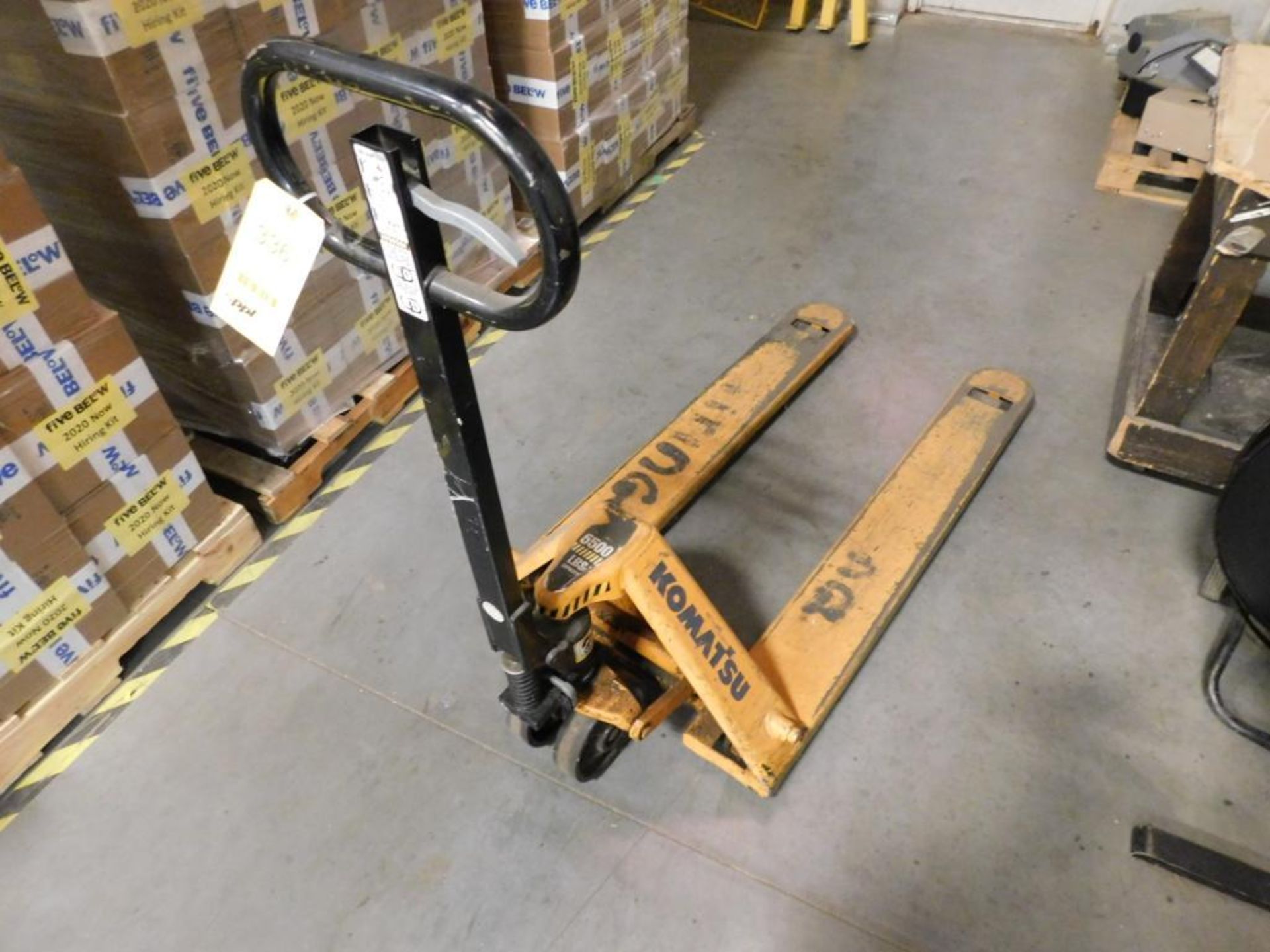 Komatsu 5500 lb. Pallet Jack, 4 ft. Forks (LOCATED IN MINNEAPOLIS, MN.)