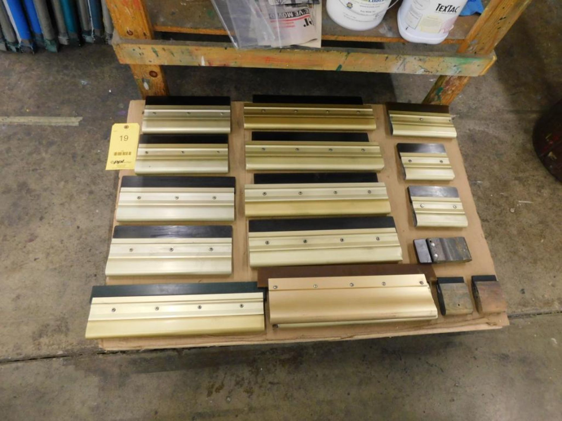 LOT: Assorted Squeegee Blades on (1) Pallet (LOCATED IN ST. AUGUSTA, MN.)