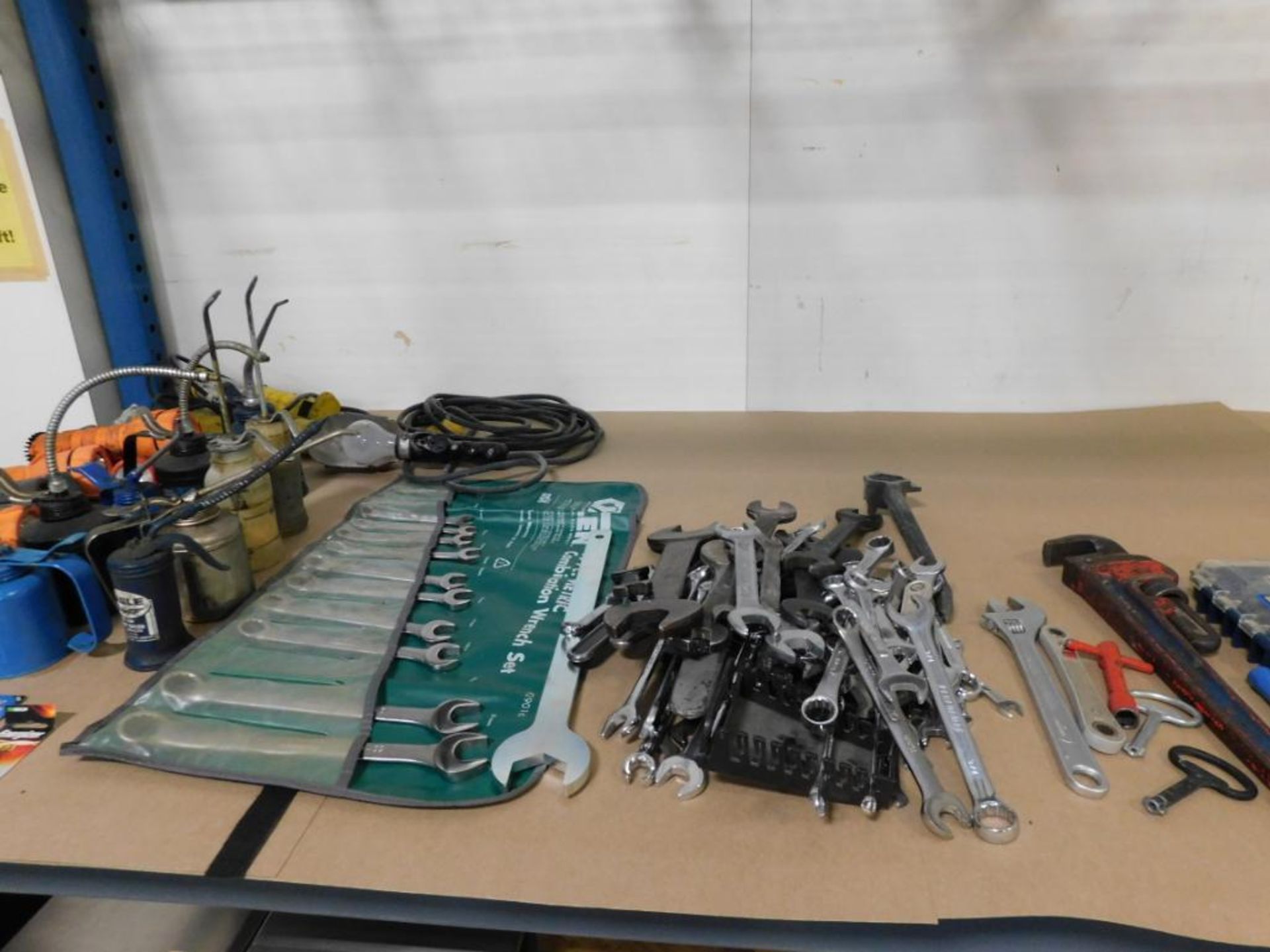 LOT: Contents of Racking including Large Assortment of Tools, Wrenches, Screw Drivers, Allen Wrenche - Image 2 of 5