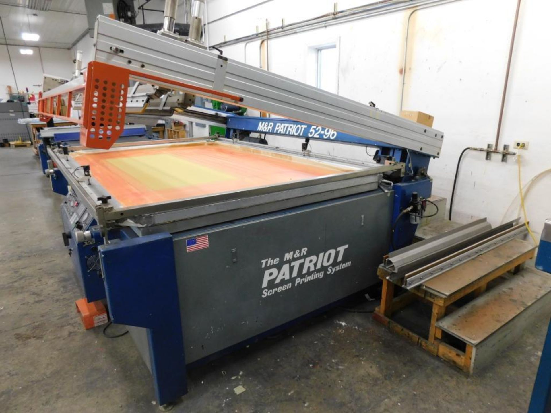 M&R Patriot Graphics 52-96 Screen Printing System Model PAT-52/96, S/N 069730602P (LOCATED IN ST. AU - Image 4 of 9