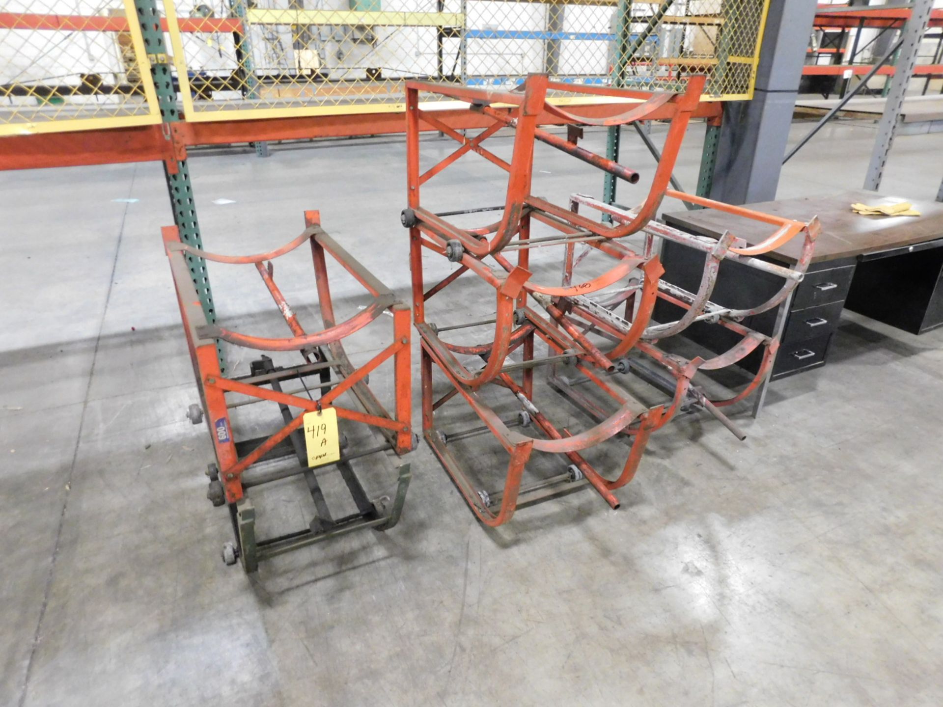 LOT: (6) Drum Dollies/Cradles