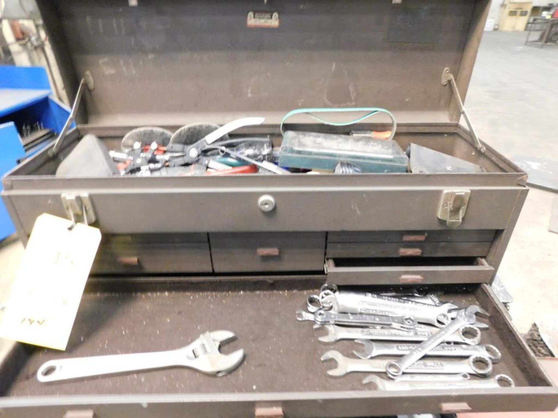 LOT: Portable 7-Drawer Tool Chest with Contents of Screw Drivers, Sockets, Wrenches, Hammers, - Image 3 of 5