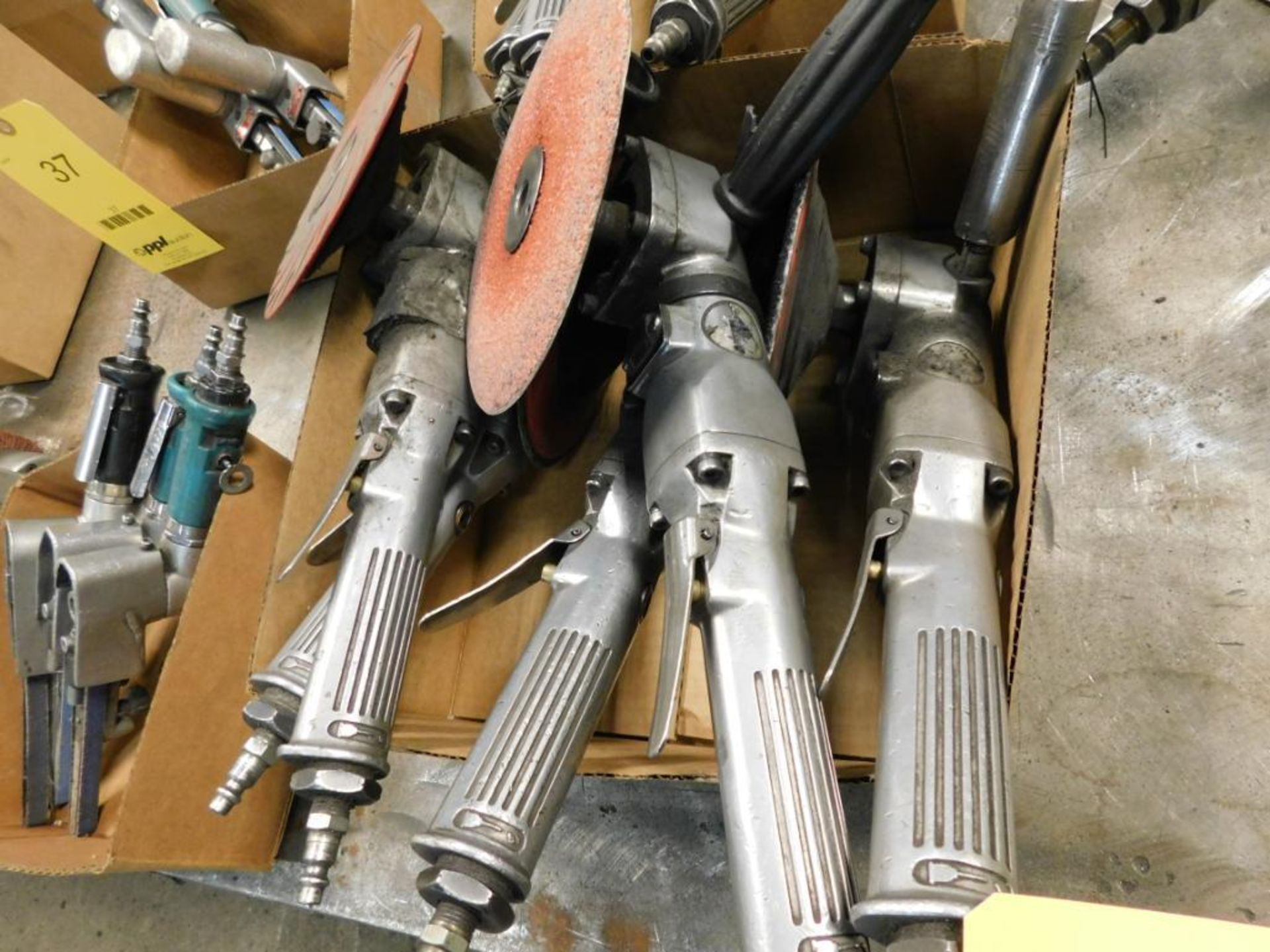 LOT: (5) Pneumatic Angle Grinders