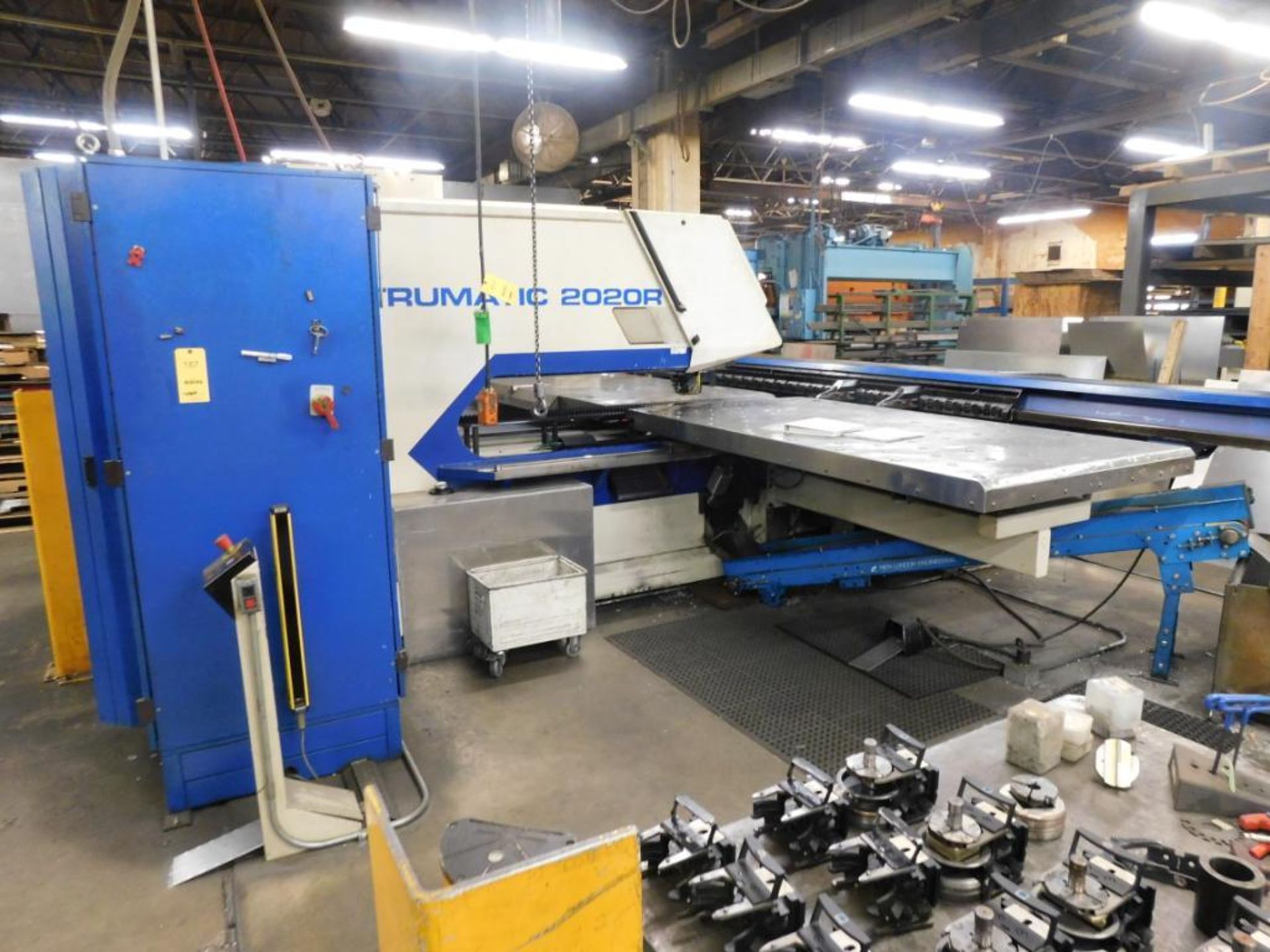 Trumpf Trumatic 20 Ton Single-Station CNC Punch Model 2020R, S/N 960014 (2001), 98 in. X-Travel,