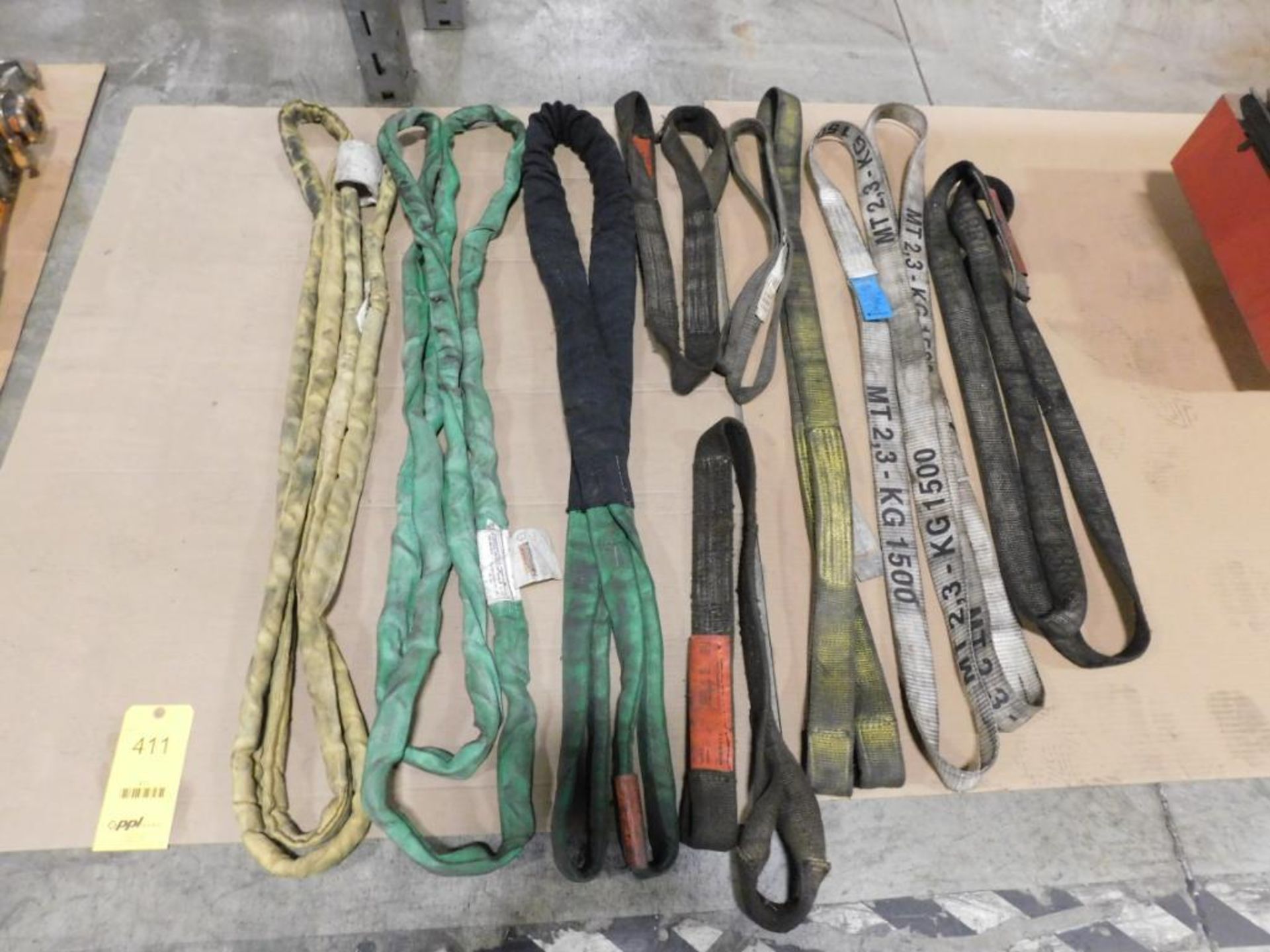 LOT: Assorted Lifting Straps & Slings