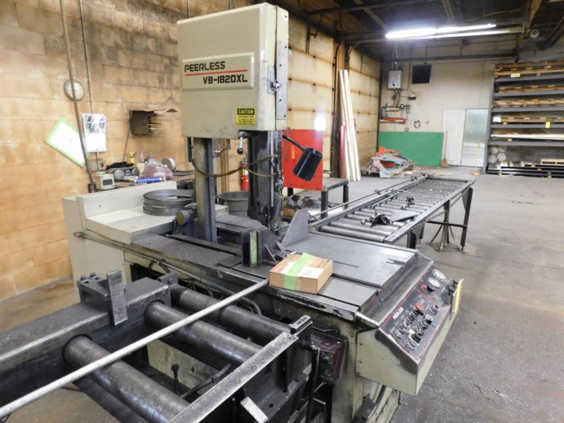 Peerless Tilting Frame Vertical Band Saw Model VB-1820-XL, S/N CO-34289-96 (1996), 18 in. Throat, - Image 2 of 3