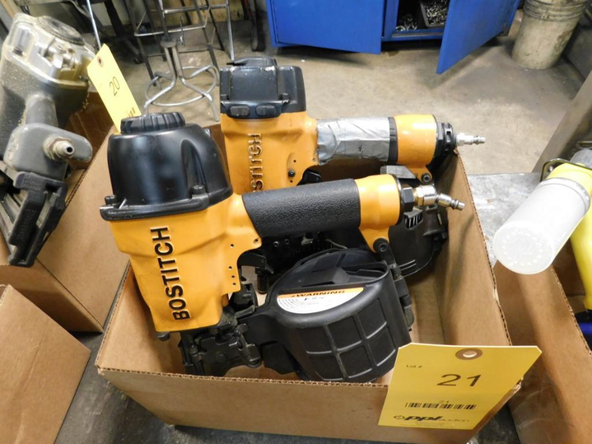 LOT: (2) Bostitch Coiling Framing Nailers