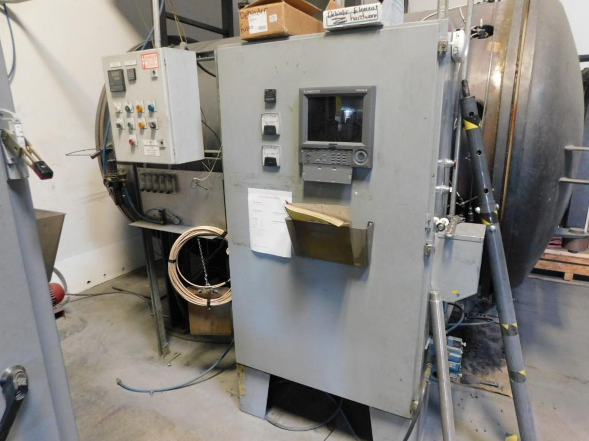 Systherms Type GRS Atmospheric Debinding Electric Furnace, 480 Volt, 1200 Liter Internal Volume, - Image 3 of 7