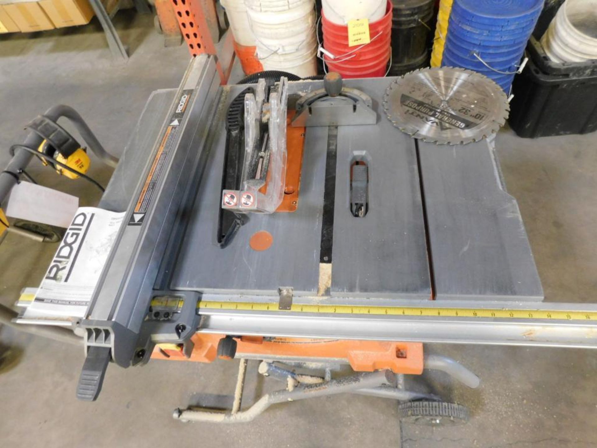 Ridgid 10 in. Table Saw Model R4510 - Image 3 of 5