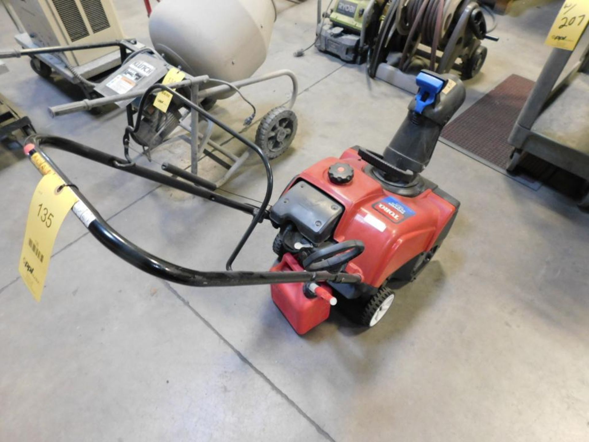 Toro Power Clear 180 Snow Thrower Model 38272, S/N 310005958