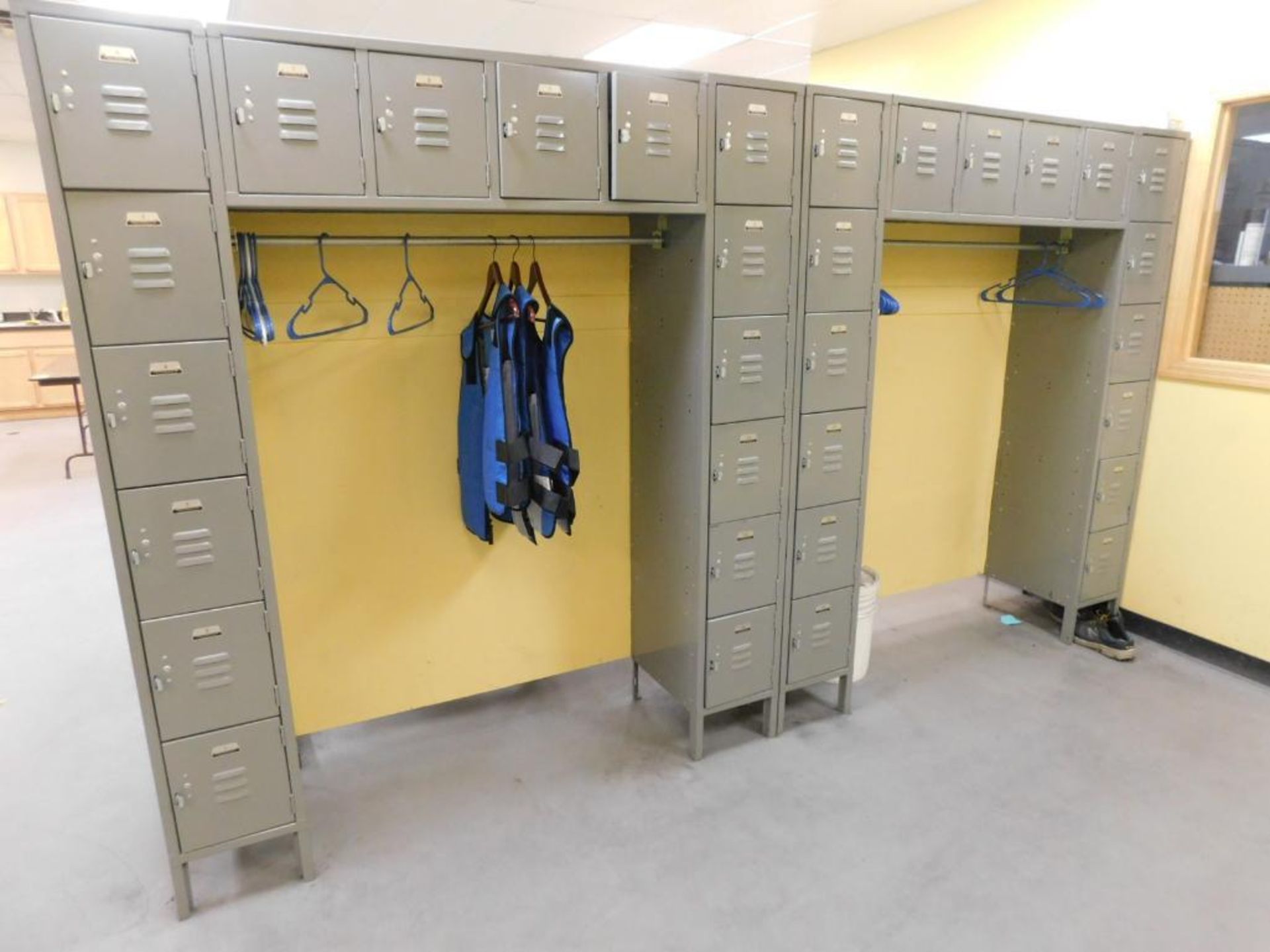 LOT: (3) Sections of Lockers