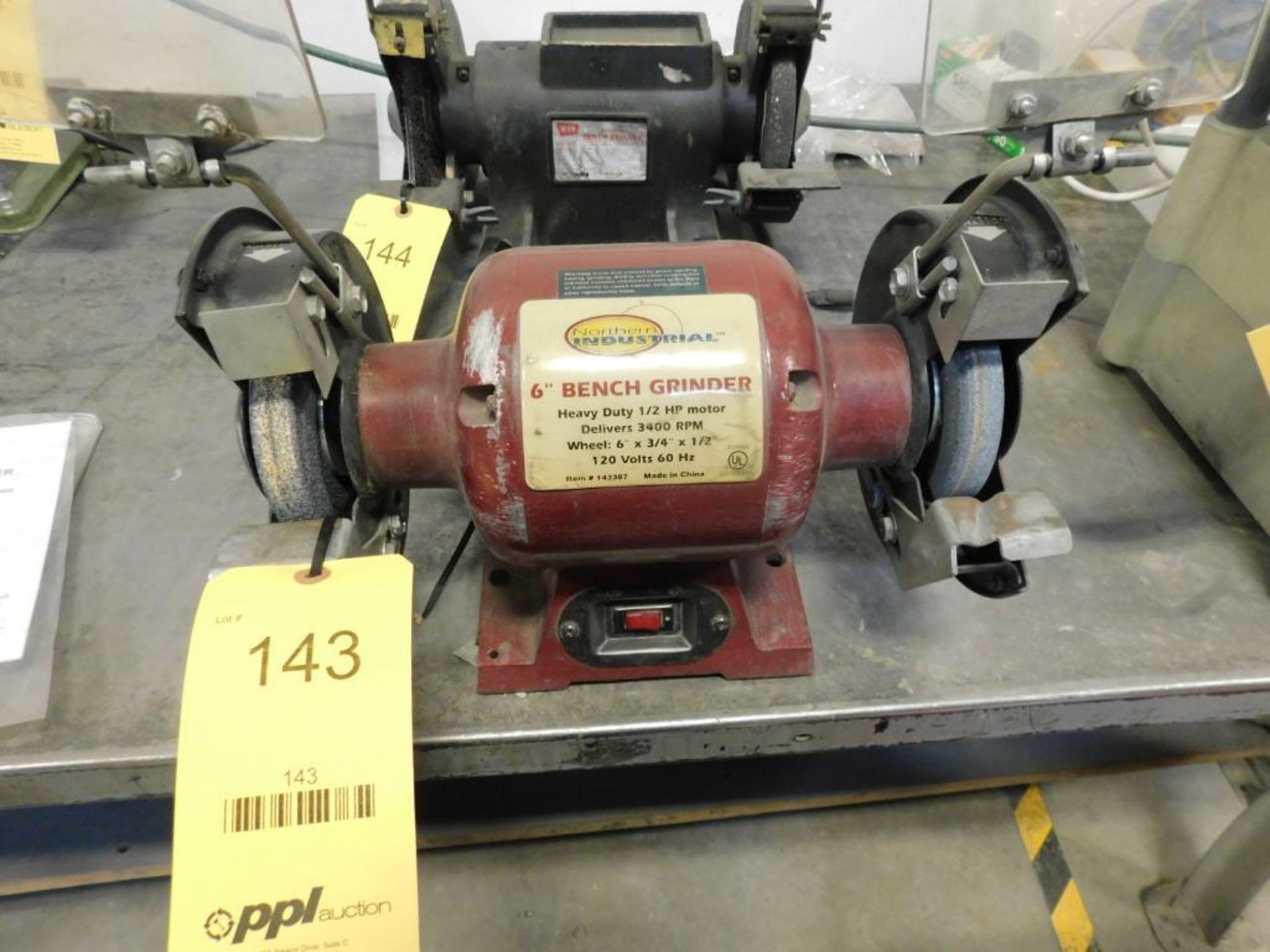 Northern Industrial 6 in. Bench Grinder, 1/2 HP