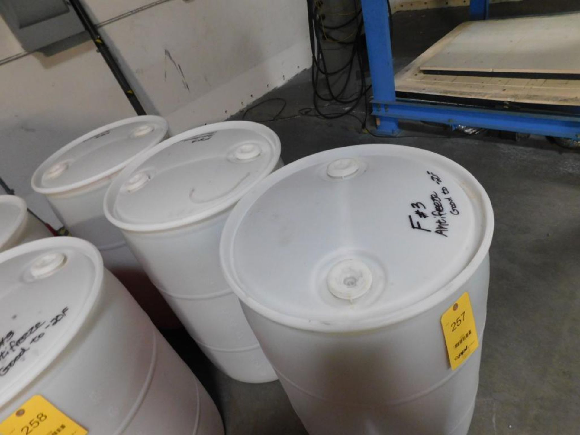 LOT: (3) 55 Gallon Barrels Anti-Freeze for Furnaces - protects to -20 Degrees F