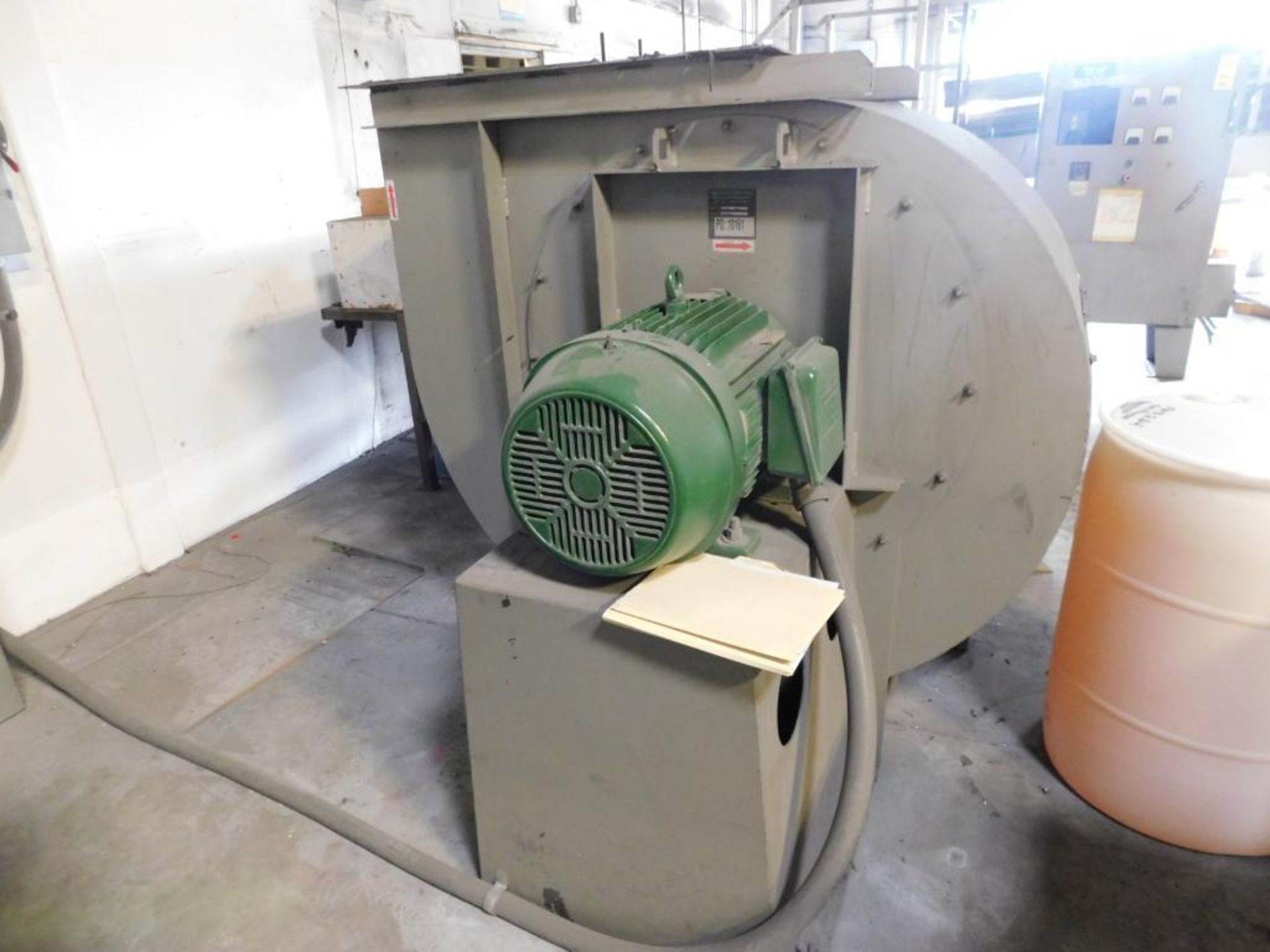 Cincinnati Fan Model HDBL-330, S/N 700491, 50 HP, with Dwyer Magnehelic Indicating Transmitter,