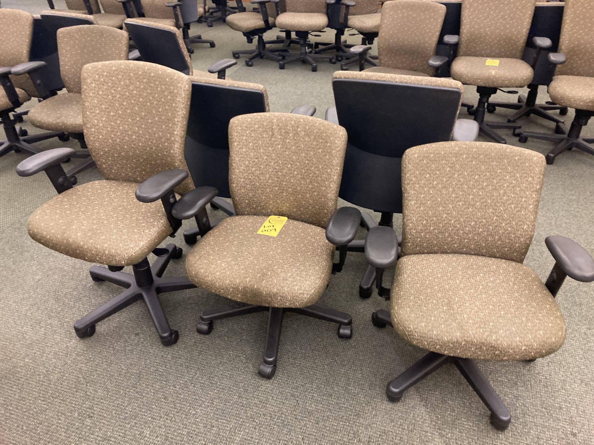 5 office chairs