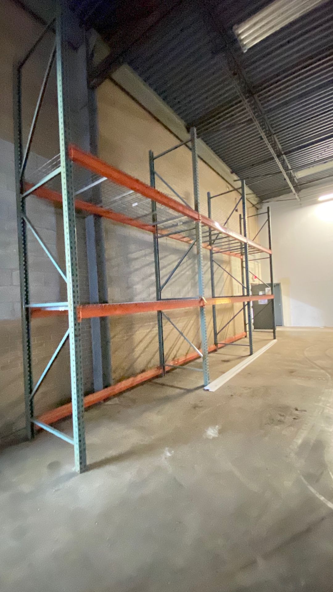 (3) Sections of pallet racking