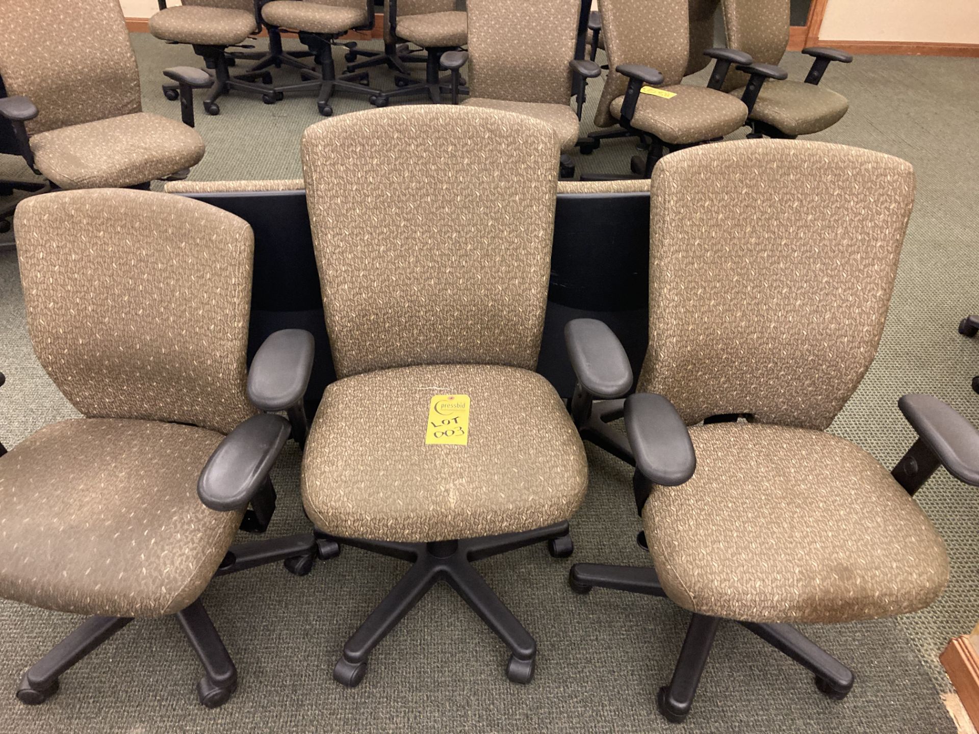 5 office chairs