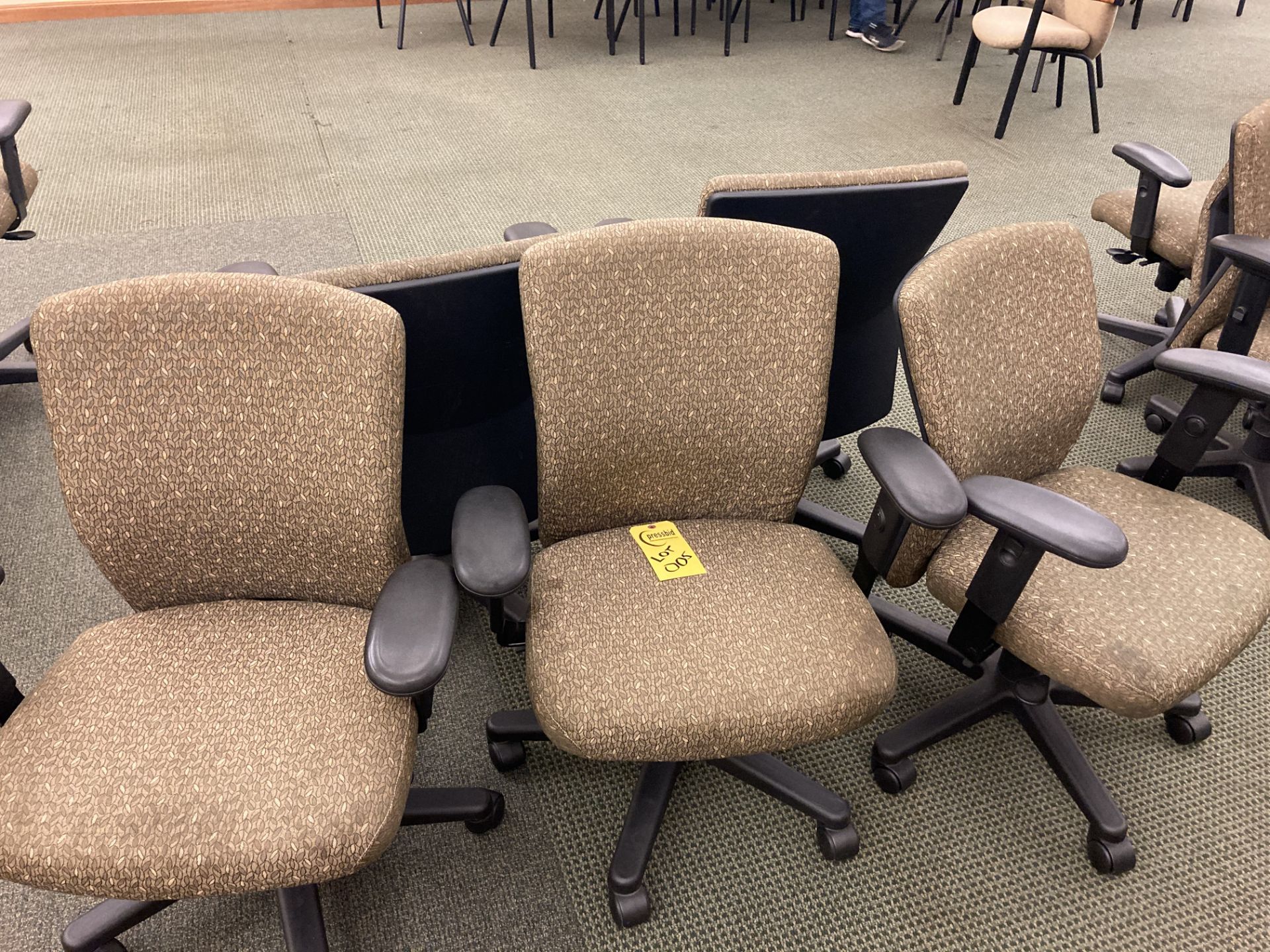 5 office chairs