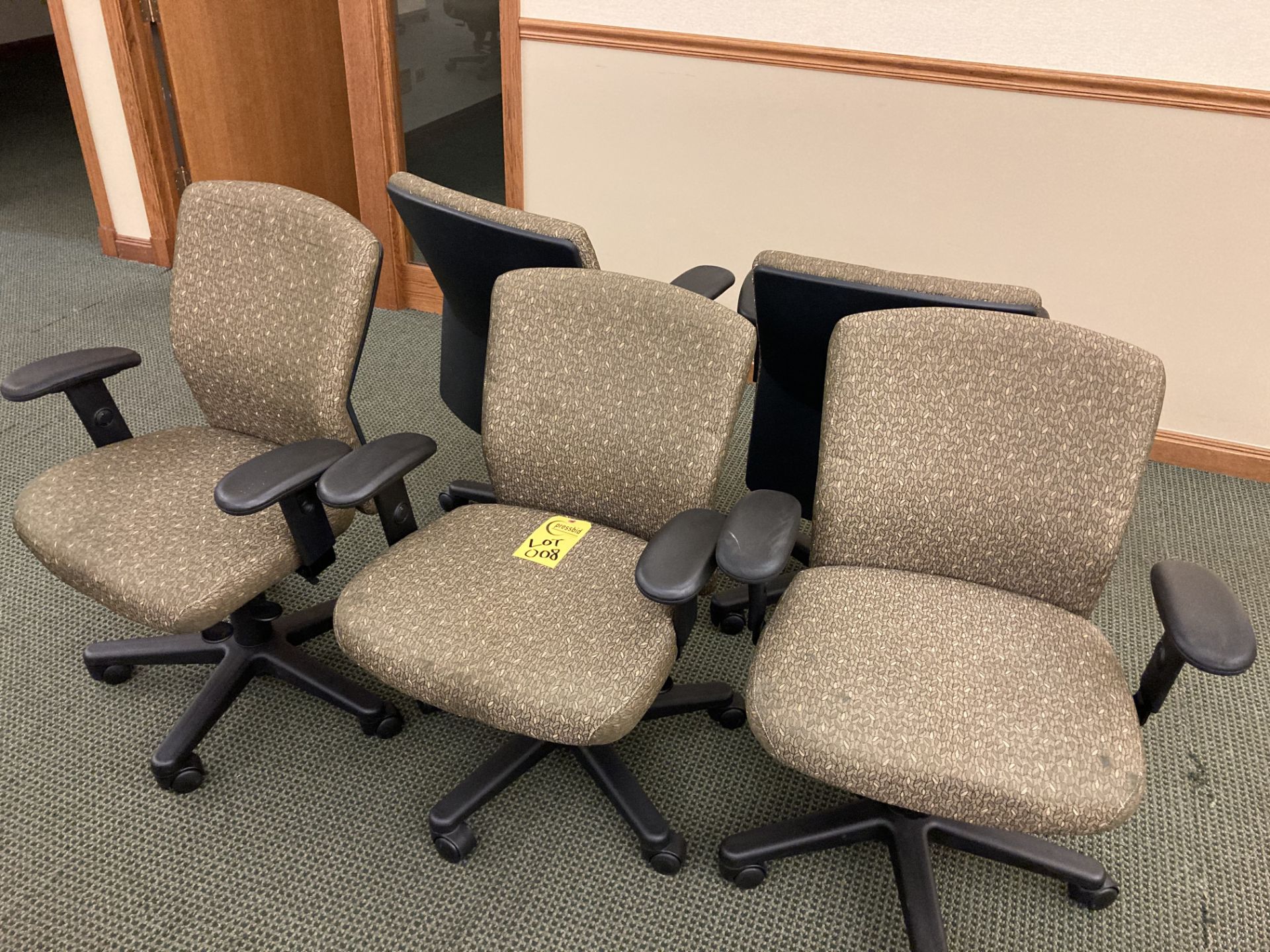 5 office chairs