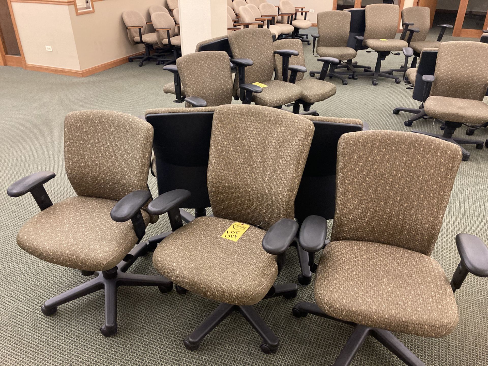 5 office chairs