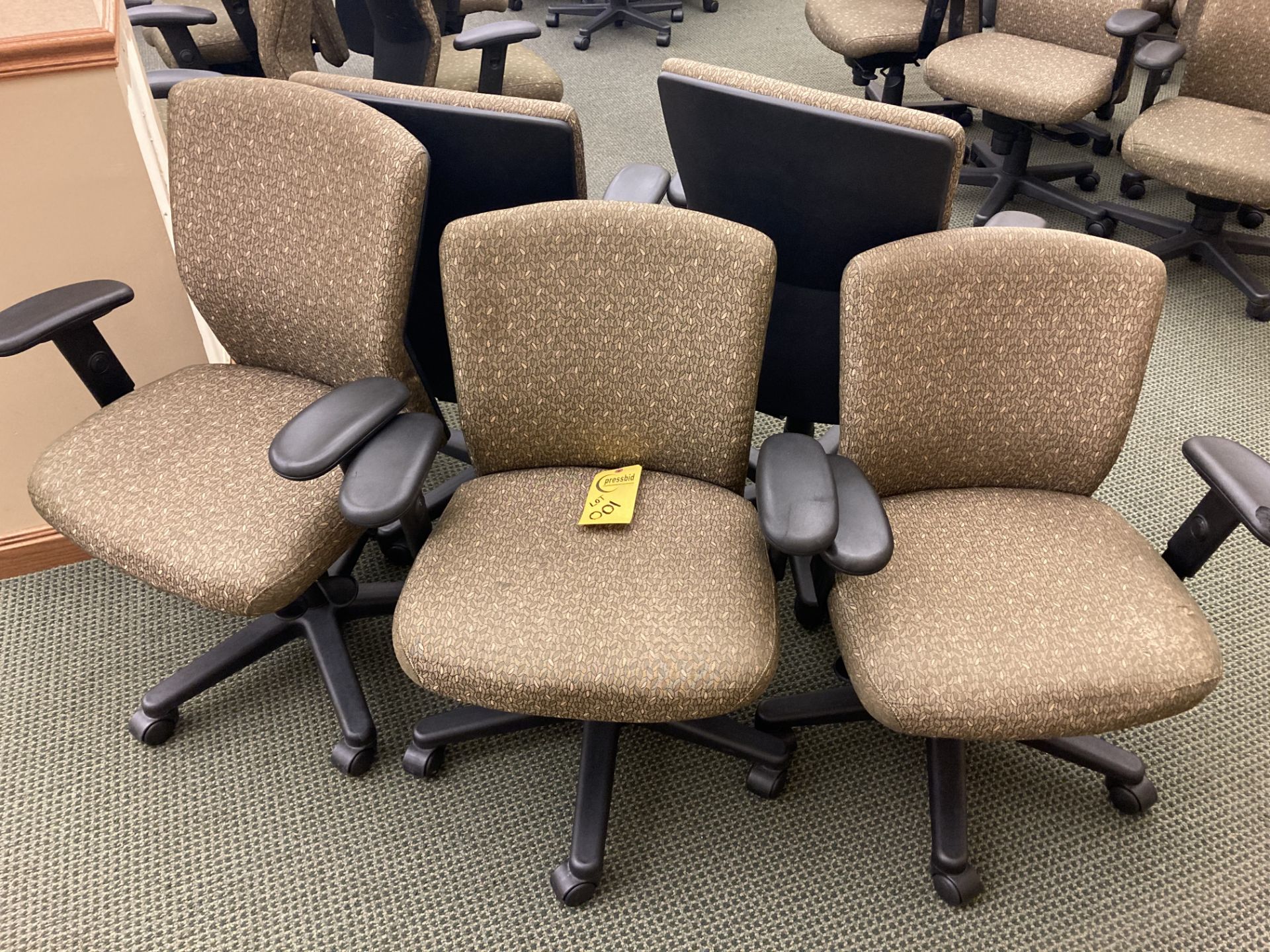 5 office chairs