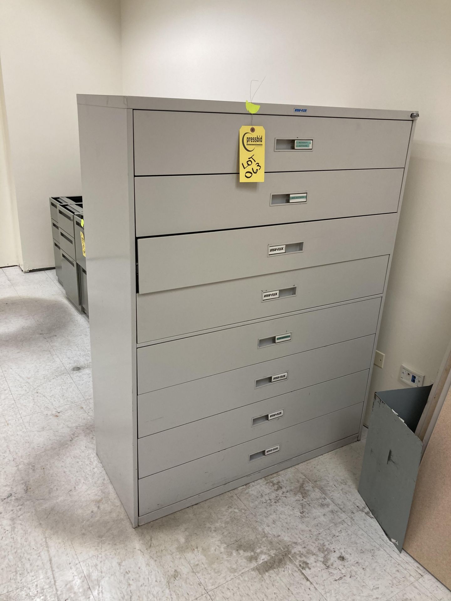 Steel 8 drawer cabinet