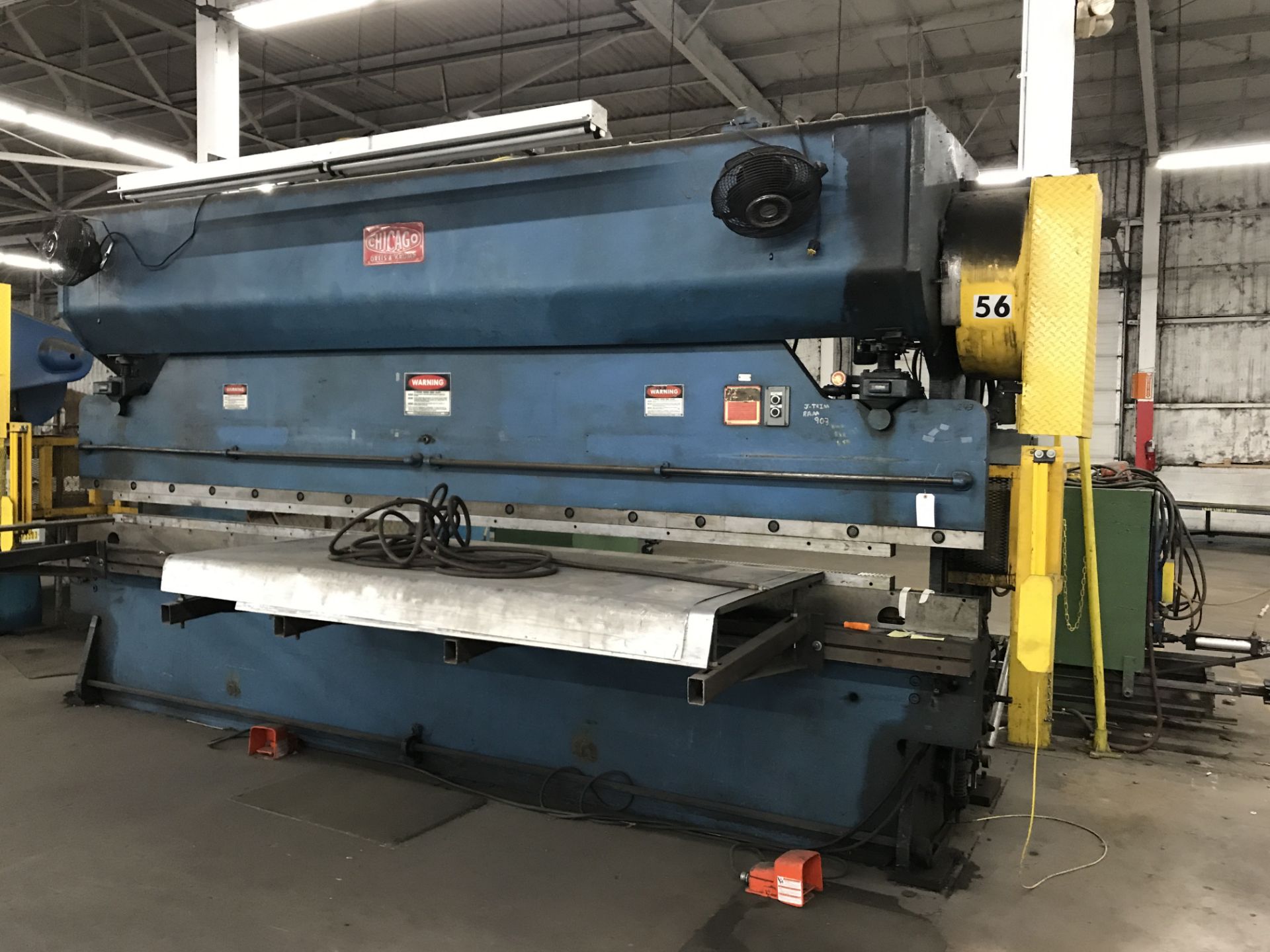 90 Ton x 16' Chicago Dries & Krump Mechanical Press Brake