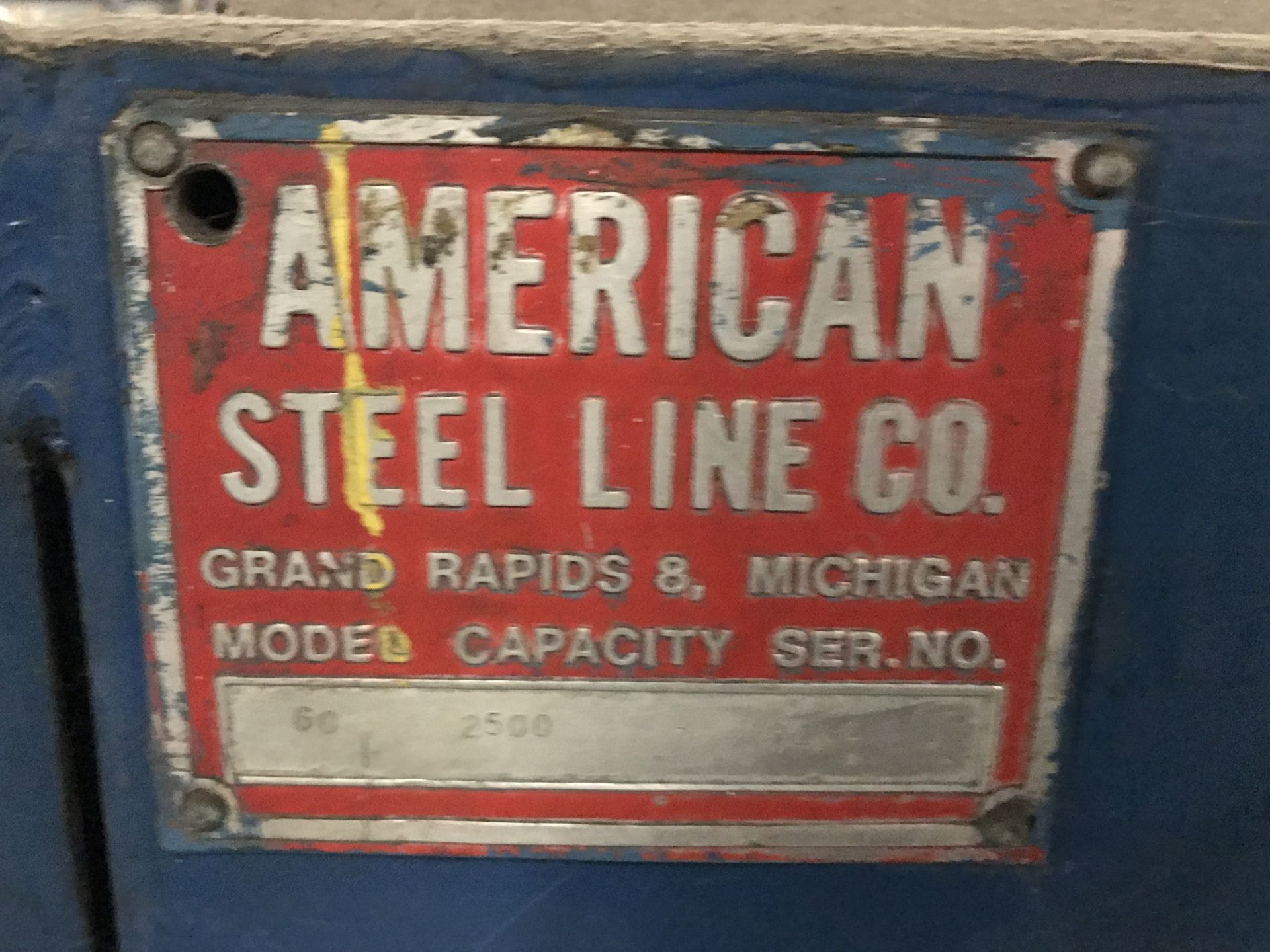 2500 Lbs x 18" Wide American Steel Line Reel - Image 2 of 3
