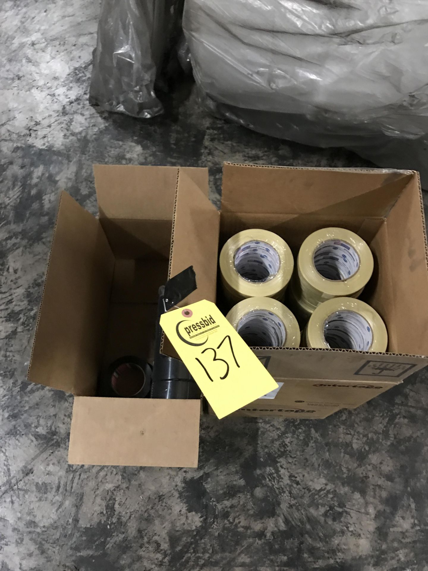 Lot - Boxes of Packing Tape