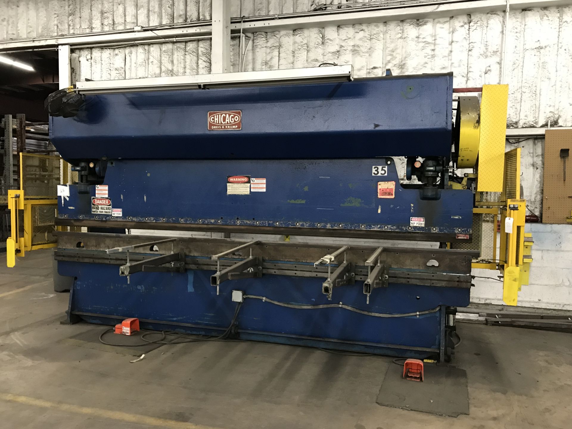 55 Ton x 14' Chicago Dries & Krump Mechanical Press Brake