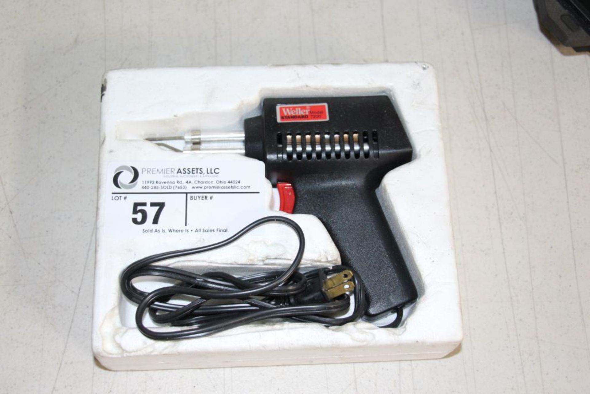 Weller Standard Soldering Gun, 75 watt, model 7200