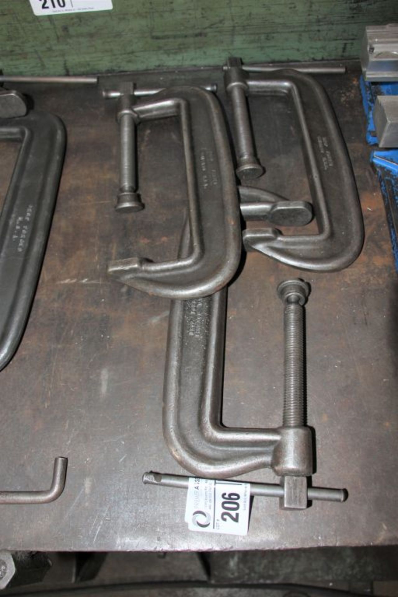 Armstrong C-clamps (3), 8"