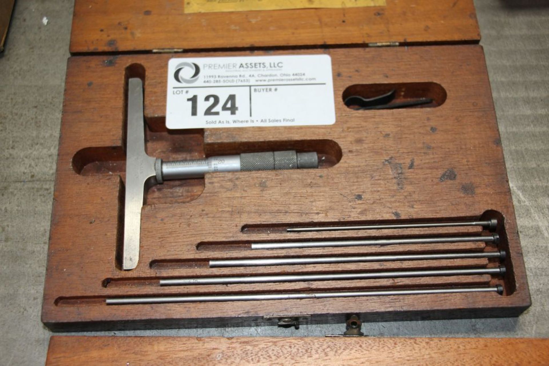 Lufkin No. 515 micrometer depth gauge
