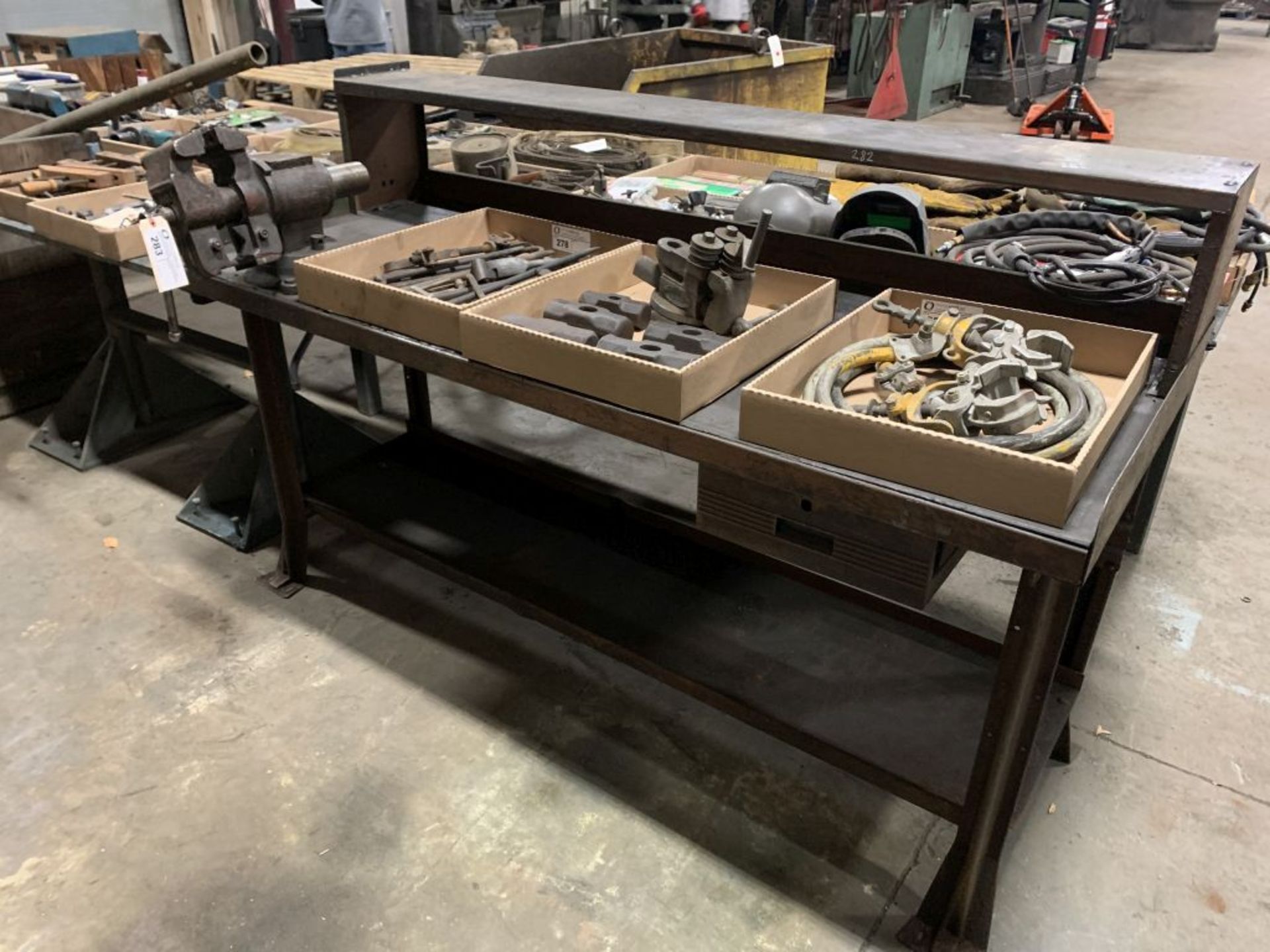 work bench, 72" x 33" x 29", without vise