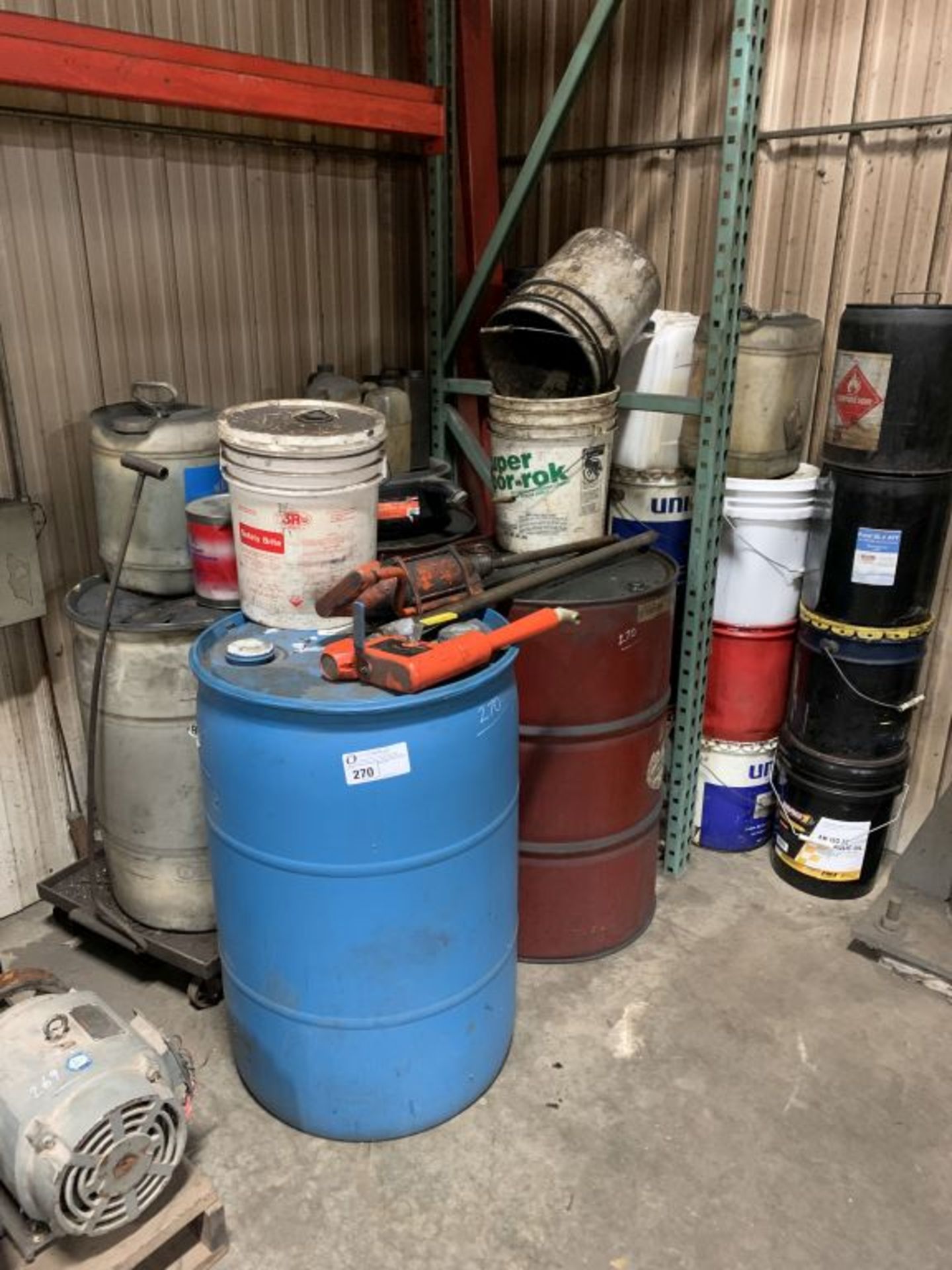assortment of Quorum copper alkali cleaner. Highway oil and misc.