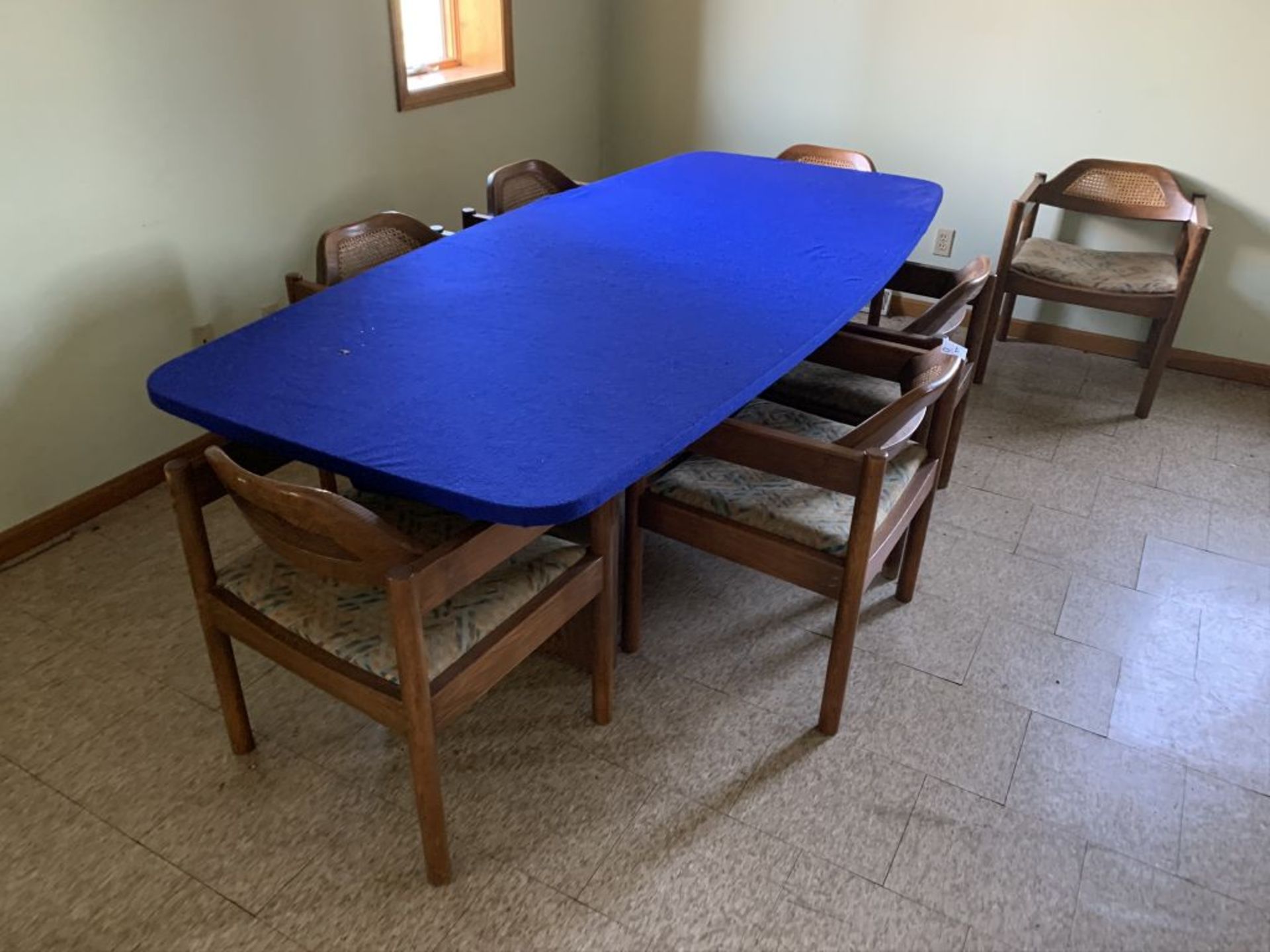 8' Conference Table with 9 Chairs