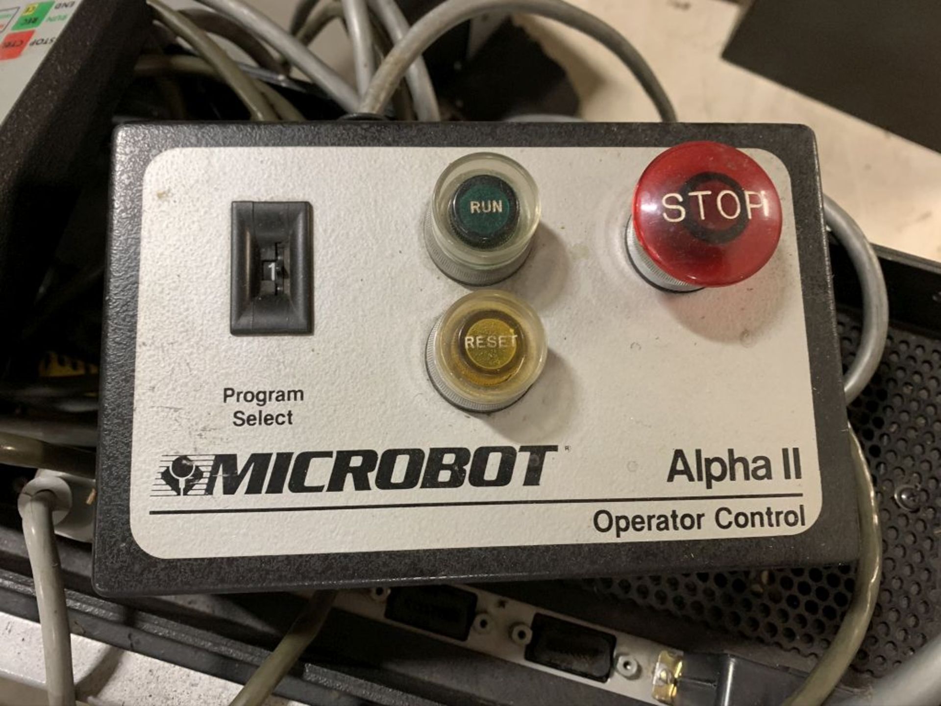 Microbot Alpha II with TEACH controller and Operator Control, serial number -1465 - Image 3 of 3
