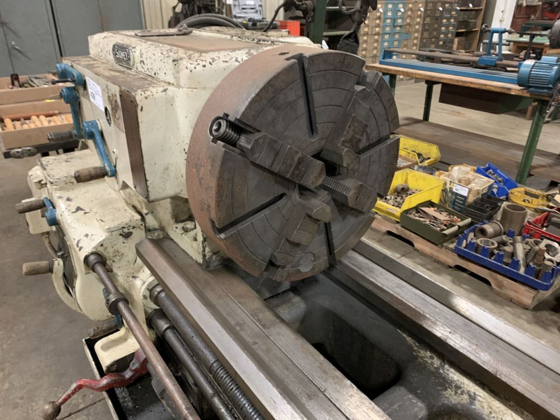 Sidney Engine Lathe, 14" Swing, 8' between Centers - Image 2 of 3