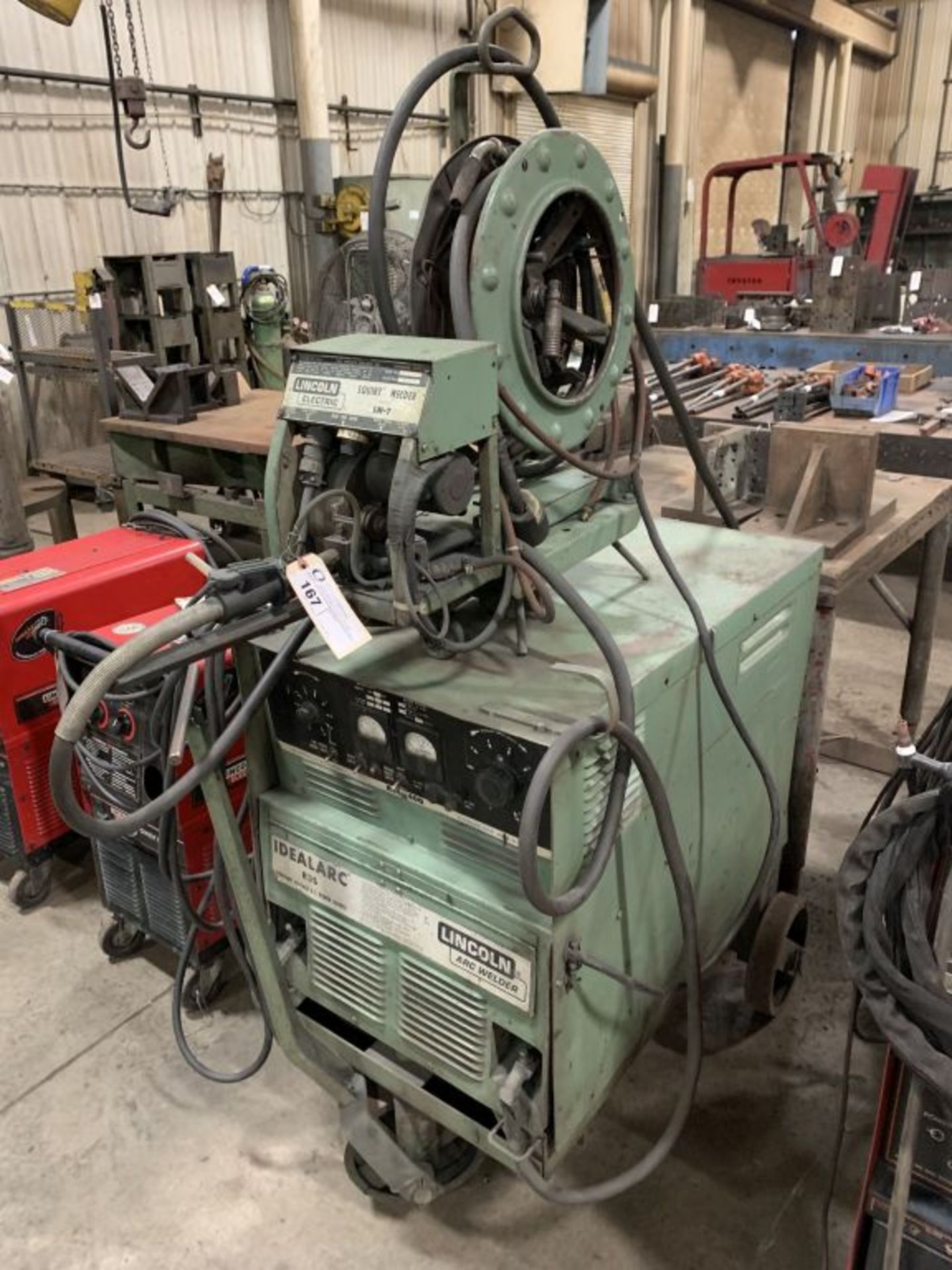 Lincoln Electric Ideal Arc R3S Arc Welder with Lincoln Squirt LN-7 welder