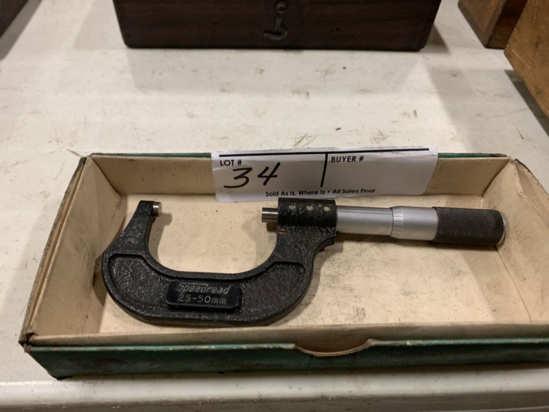 Moore & Wright micrometer, 25mm - 50mm