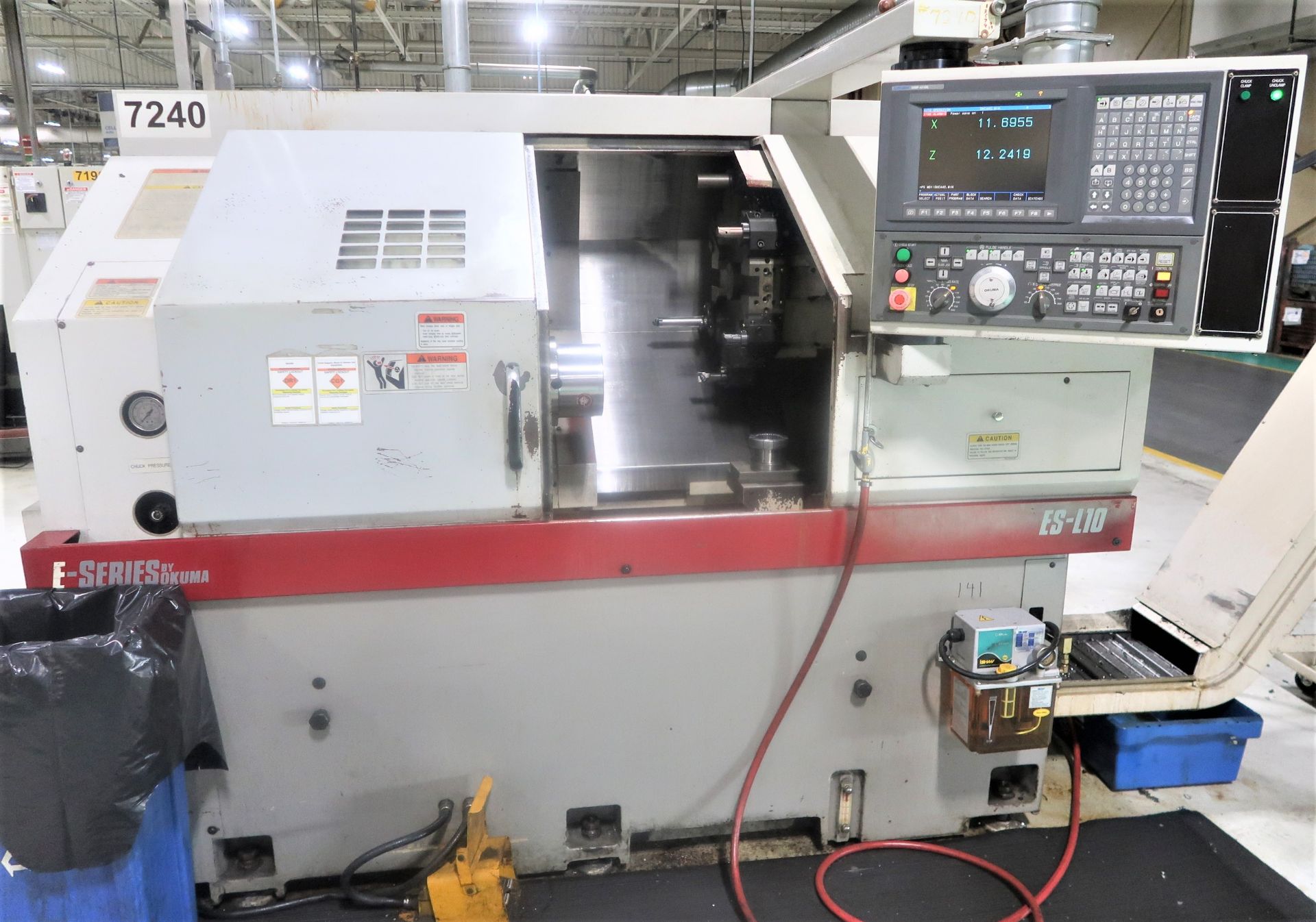 Okuma ES-L10 2-Axis CNC Turning Center Lathe, S/N PO254 - Image 2 of 7