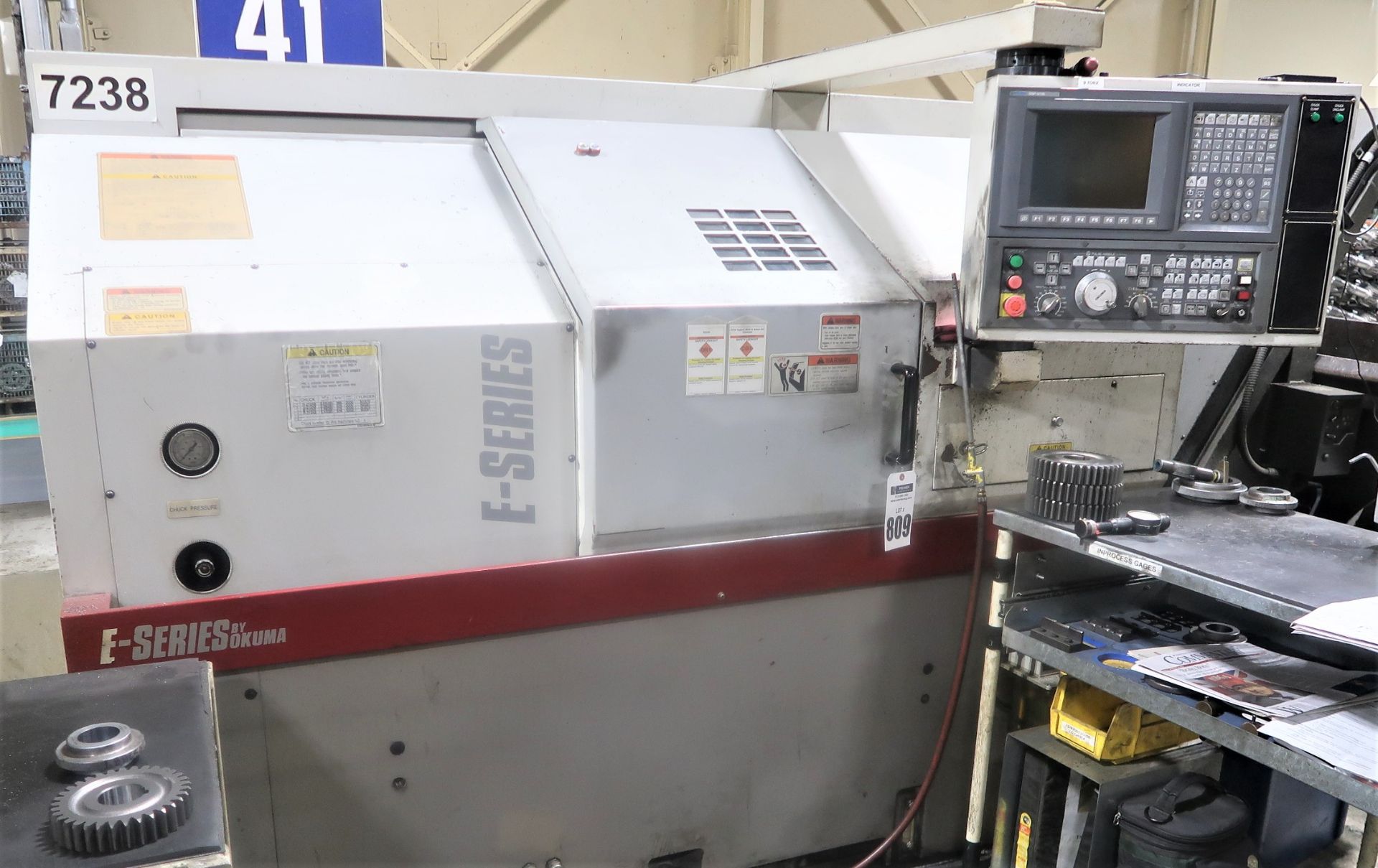 Okuma Model ES-L10 CNC 2-Axis Turning Center Lathe, New S/N PO252