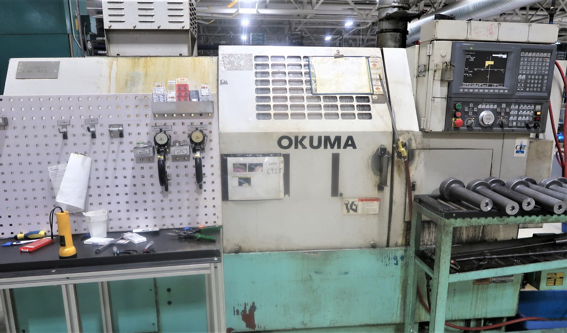 Okuma Cadet L1420 2-Axis CNC Turning Center Lathe, S/N 0274 - Image 2 of 7