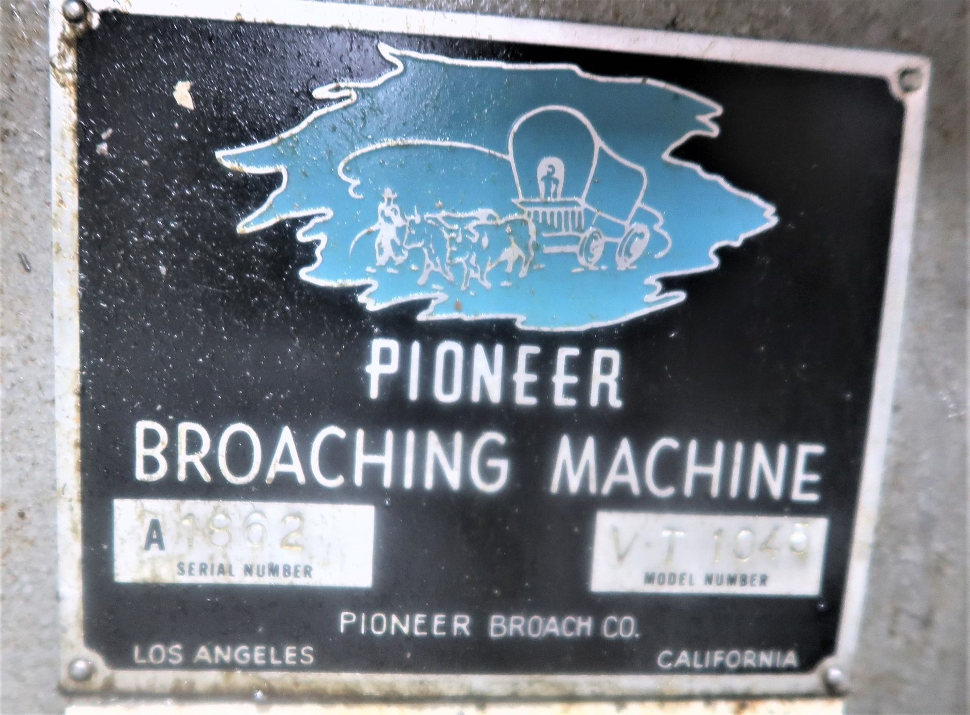 10 Ton Pioneer Model V-T 1045 Vertical Broach, S/N A1862 NEW 2016 - Image 4 of 12