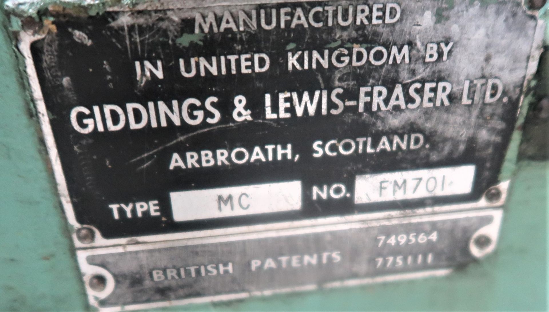 Giddings & Lewis Facing & Centering Machine, S/N FM9-01 - Image 3 of 4