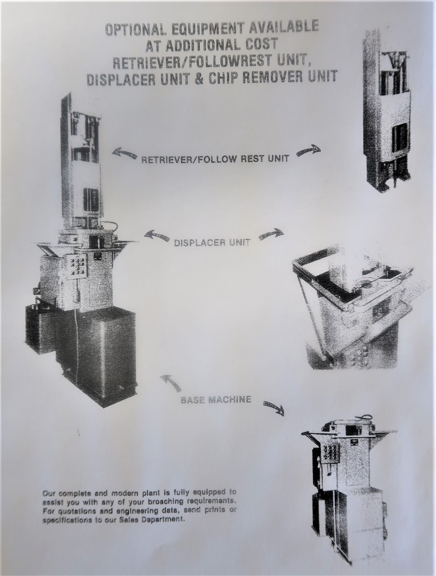 10 Ton Pioneer Model V-T 1045 Vertical Broach, S/N A1862 NEW 2016 - Image 12 of 12